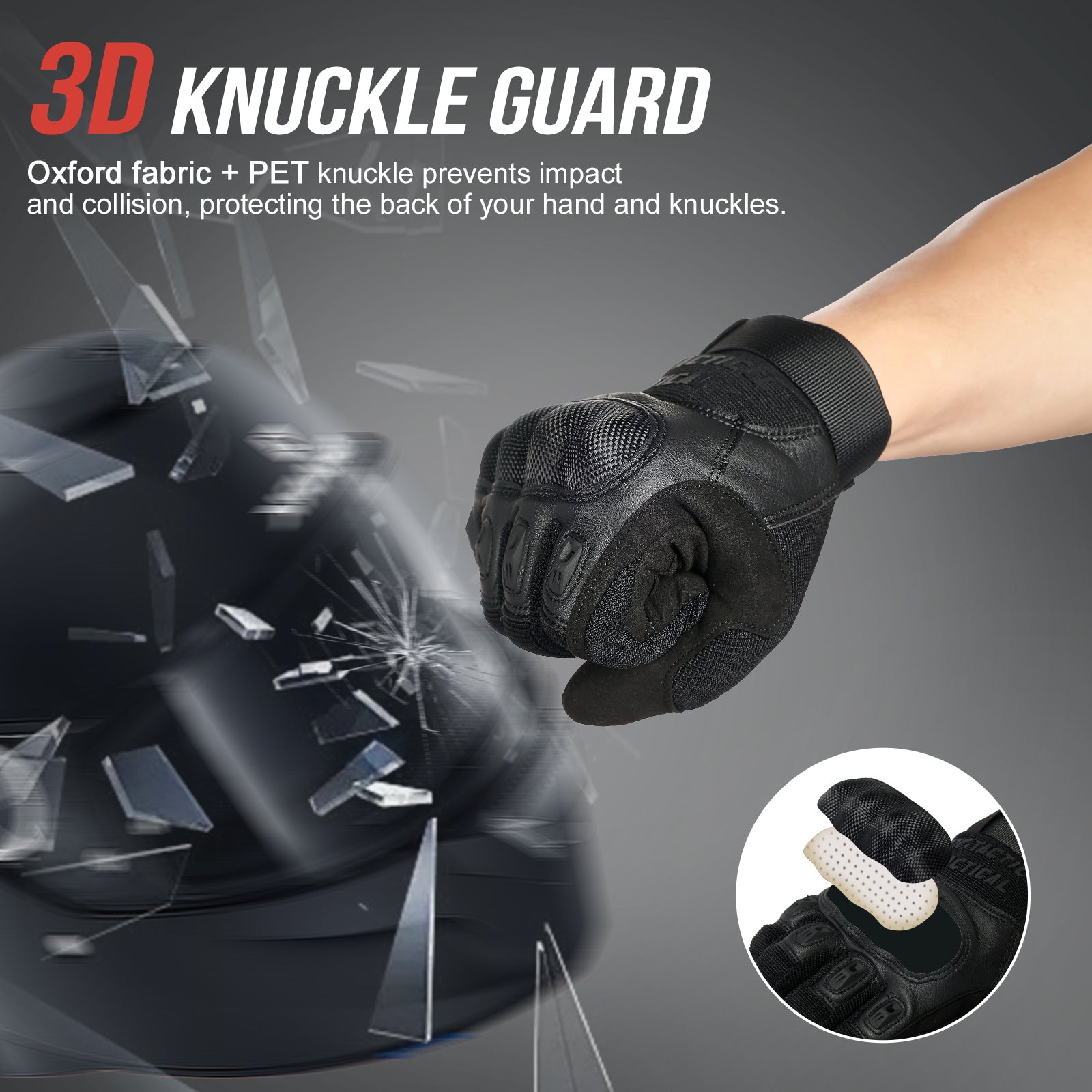 1TG Tactical Motorcycle Gloves Touchscreen Available